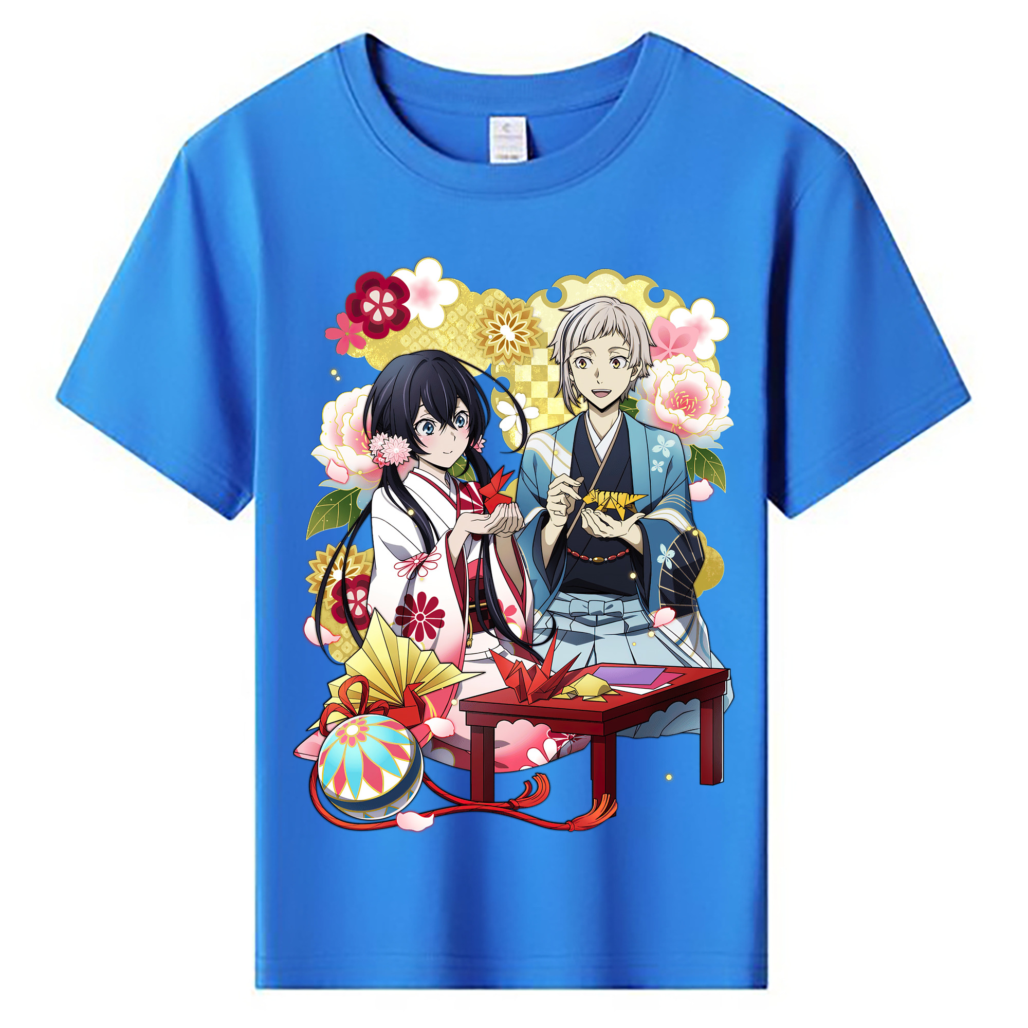 （画像用） 文豪ストレイドッグス Bungo Stray Dogs 綿100％キッズTシャツ（フロントプリント）